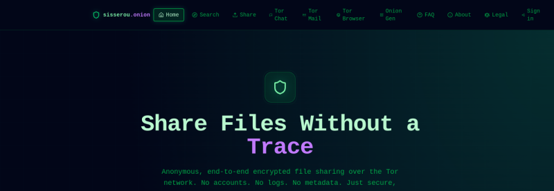 Tor Drop — live screenshot