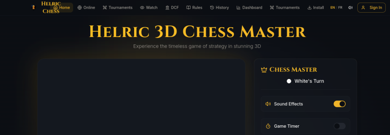 Celestial Chess — live screenshot