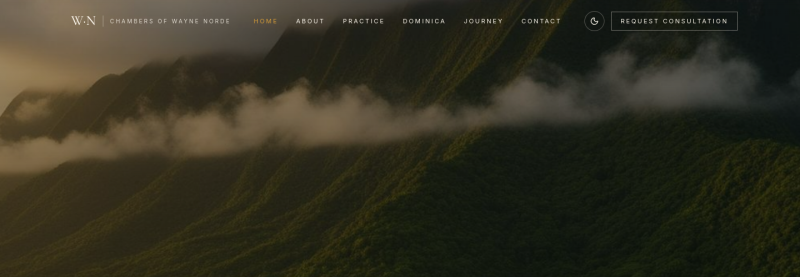 Wayne Norde: Dominica's Advocate — live screenshot