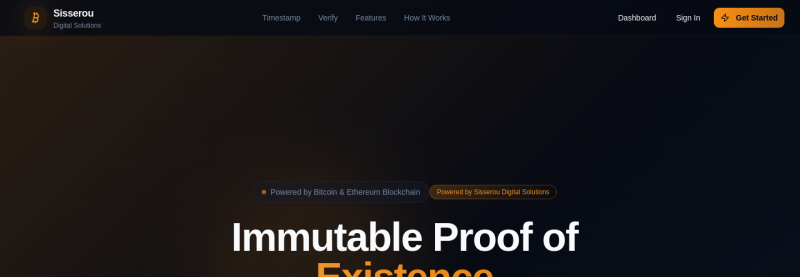 Sisserou Timestamp — live screenshot