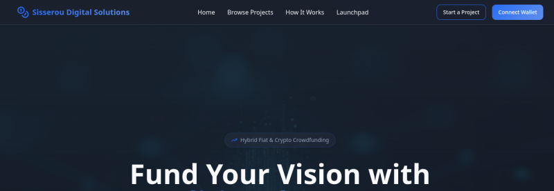Sisserou Launchpad Hub — live screenshot
