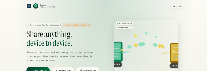 Sisserou Local Share — live screenshot