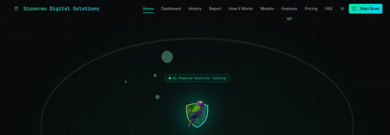Sisserou Vibe Pentester — live screenshot