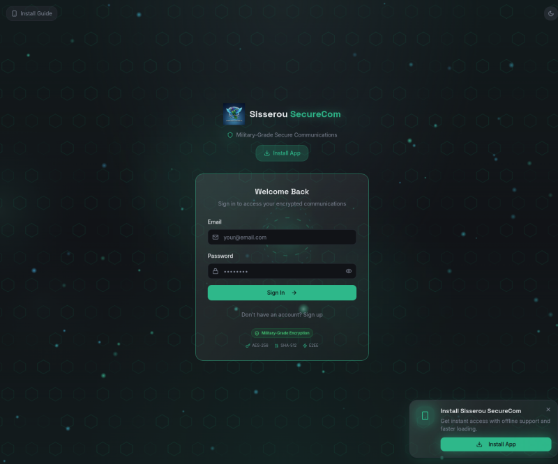 SecureCom — Full page