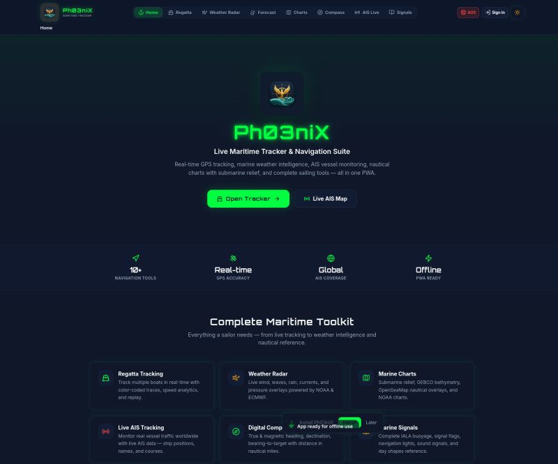 Live Navigator Pro — Full page