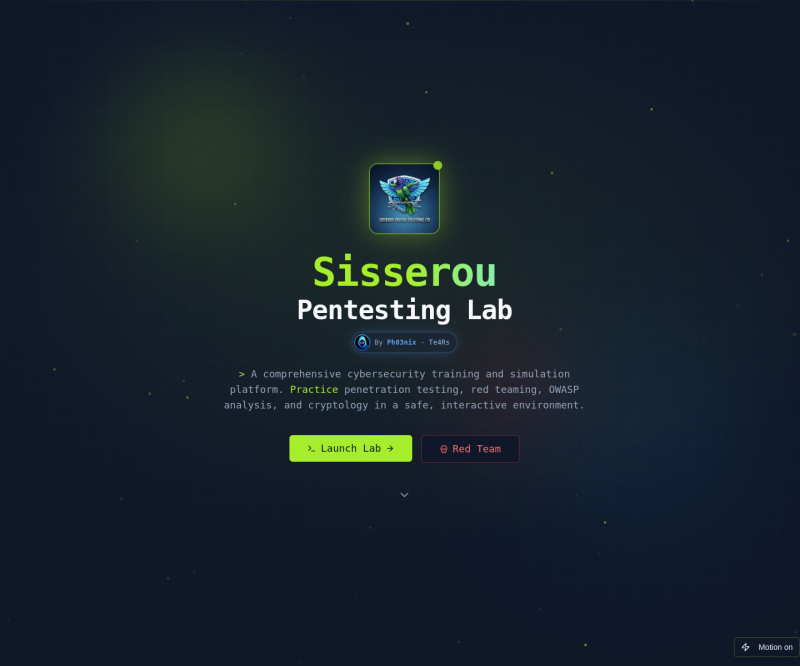 Sisserou Pentesting Lab II — Full page