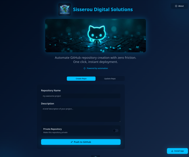 Sisserou Repo Master — Full page