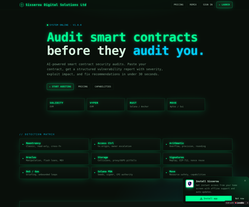 Audit Ace — Full page