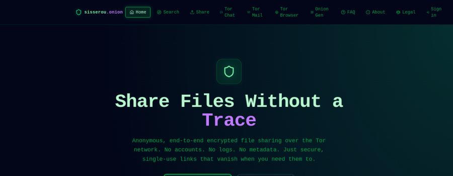 Tor Drop — Above the fold