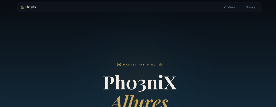 Ph03niX Sailing 3D — Above the fold
