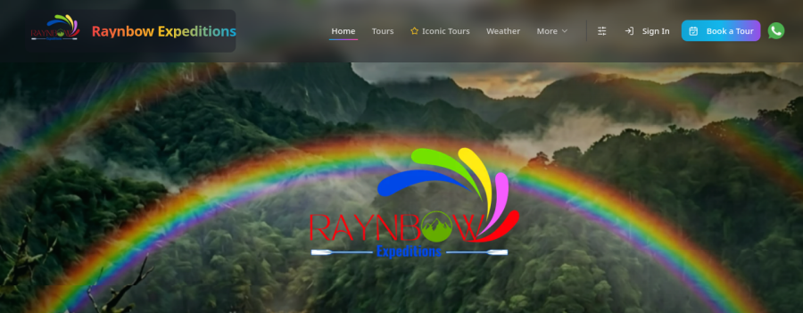 Raynbow Expeditions — Above the fold