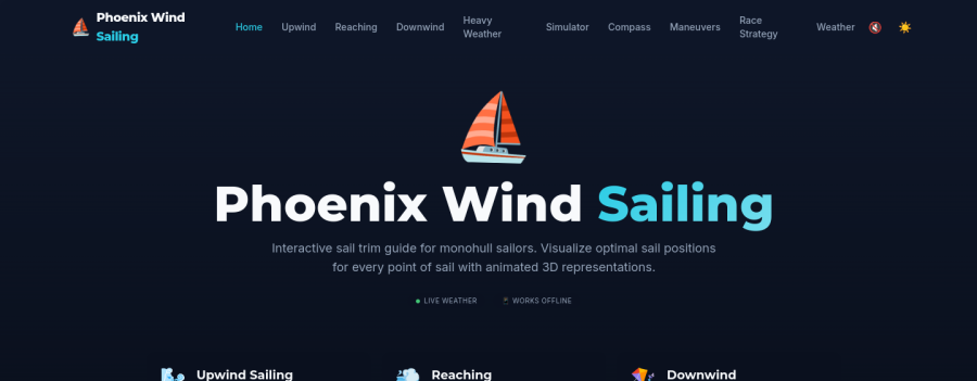 Phoenix Wind Sailing — Above the fold