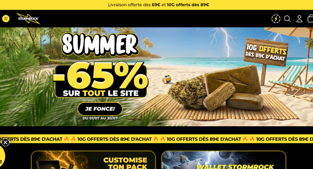 Aperçu du site Stormrock
