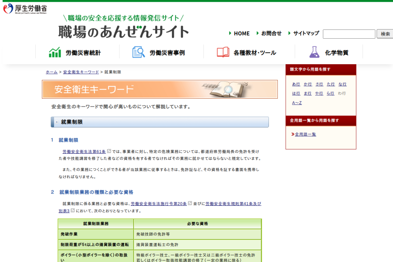 anzeninfo.mhlw.go.jp