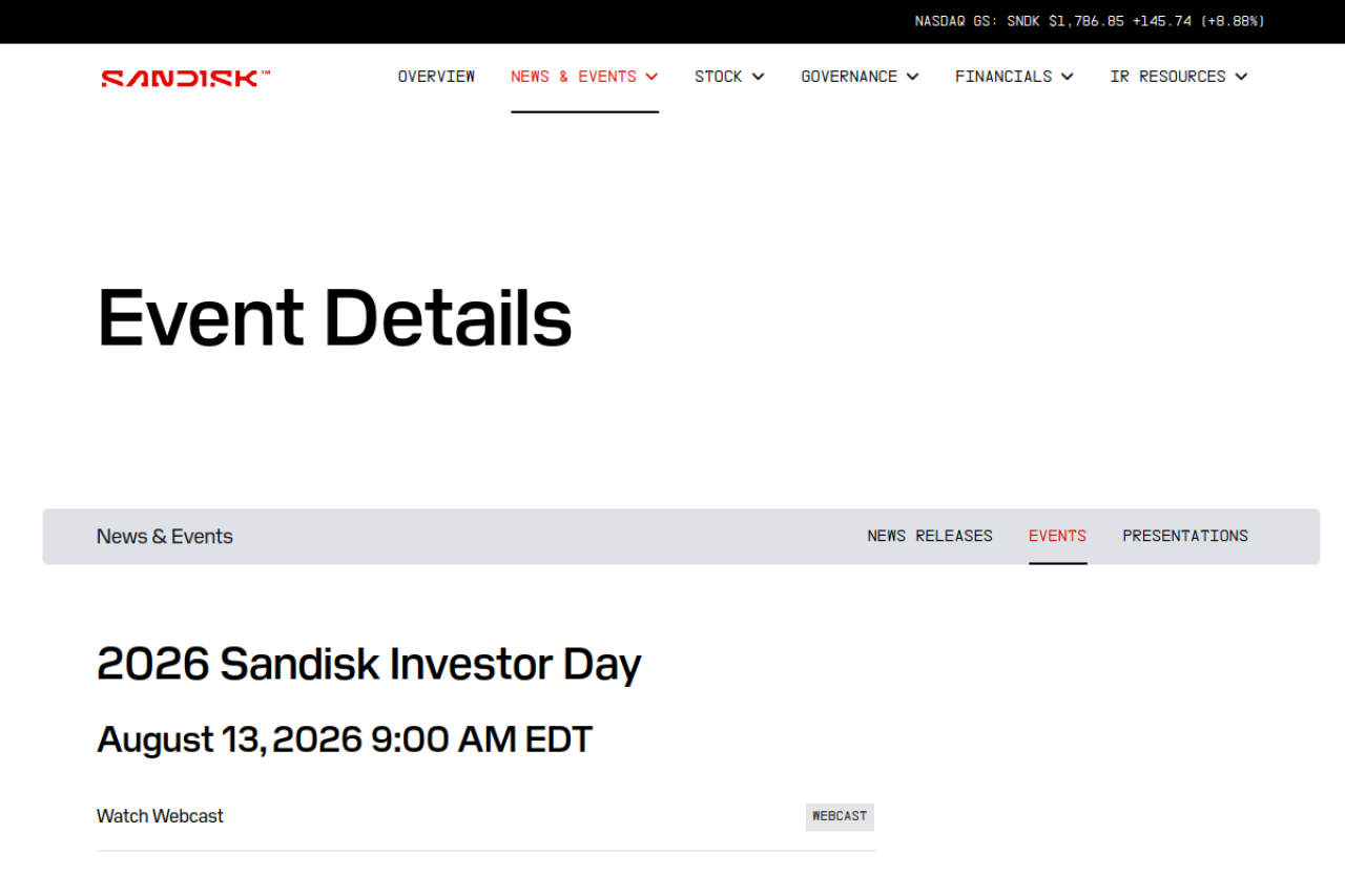 investor.sandisk.com