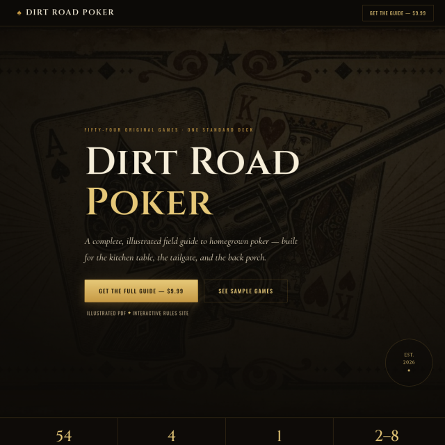 Dirt Road Poker screenshot