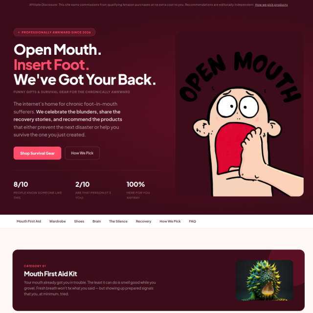 Open Mouth Insert Foot screenshot