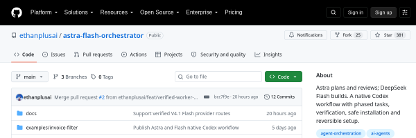 Astra Flash Orchestrator