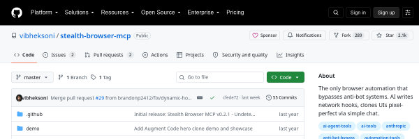Stealth Browser MCP