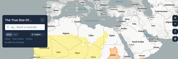 The True Size Of…