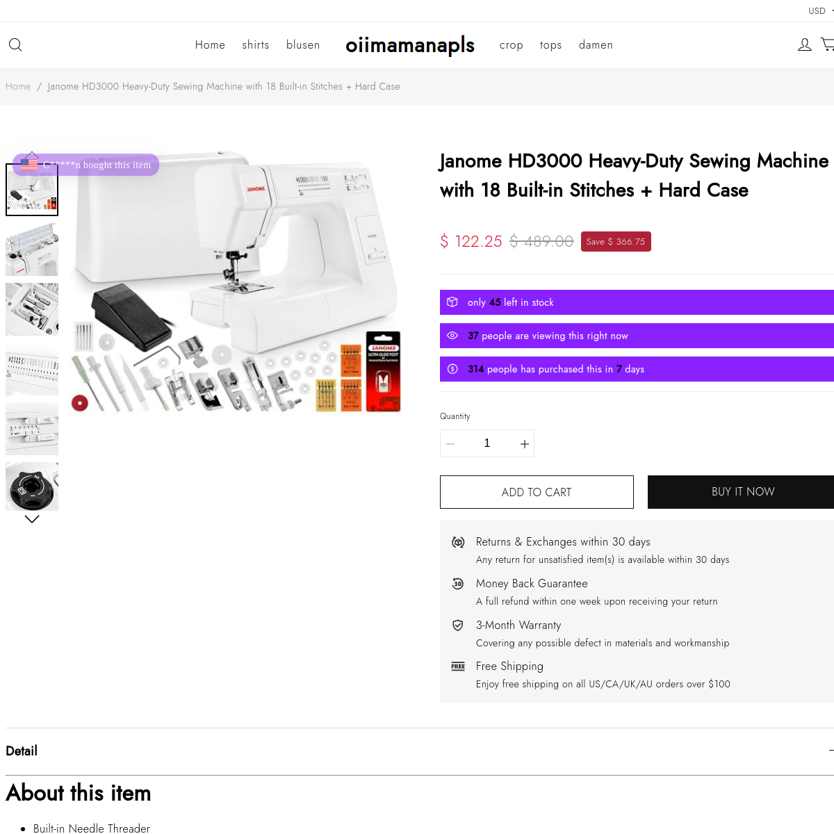 Screenshot of www.oiimamanapls.com