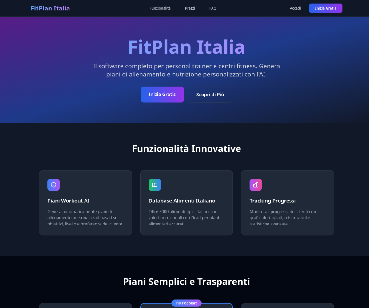 FitPlan Italia cover