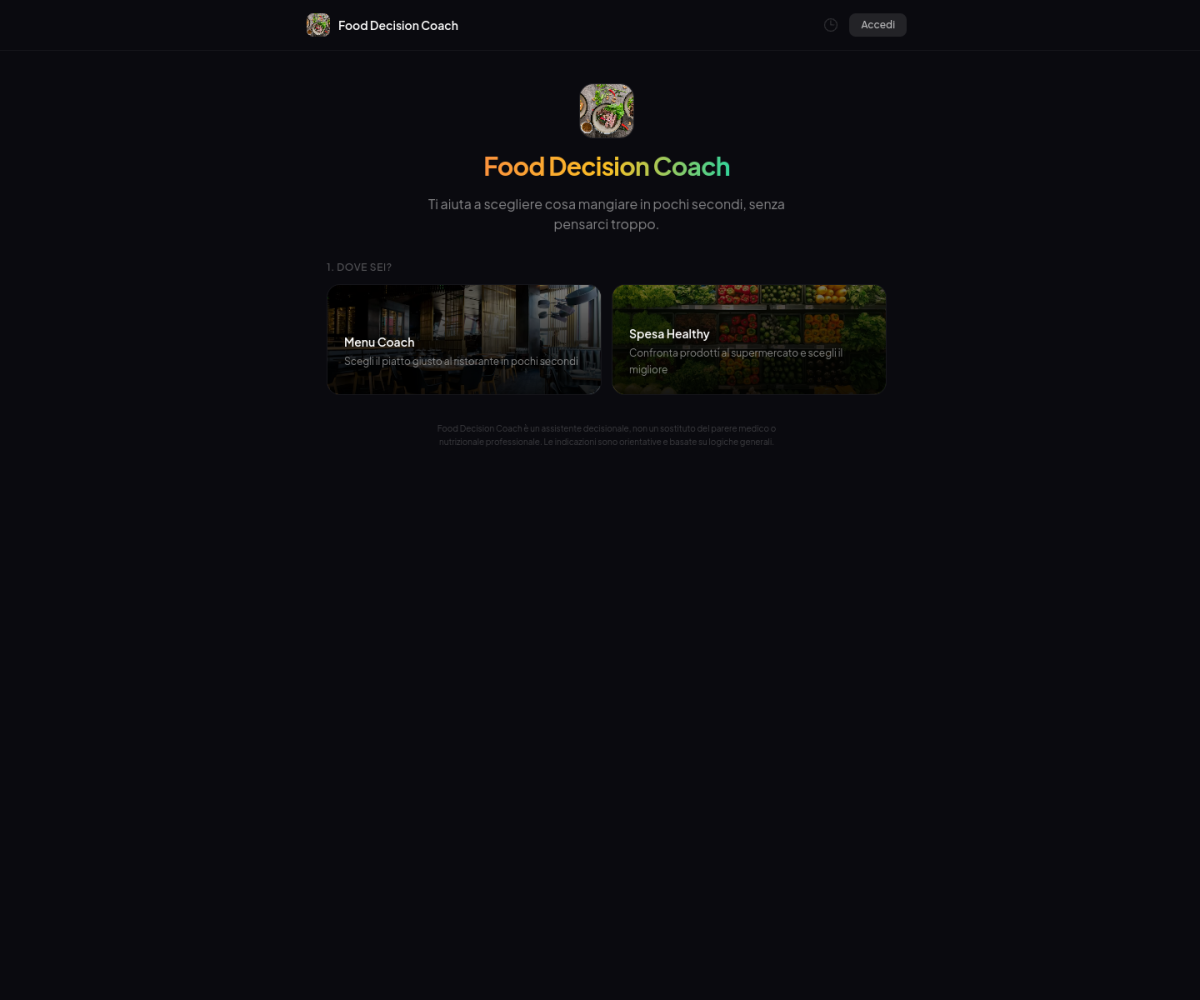Food Decision Coach cover