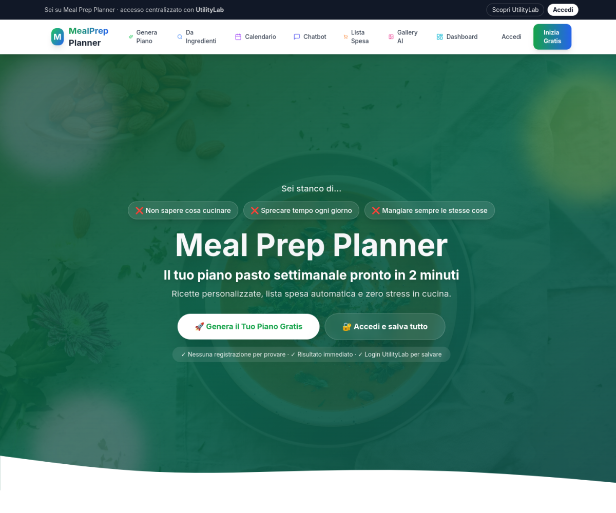 MealPrep Planner cover