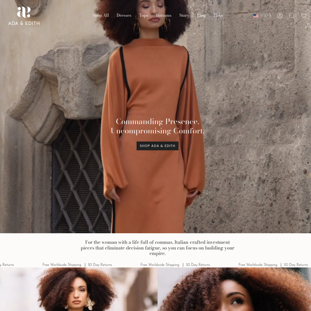 Ada & Edith — full page preview
