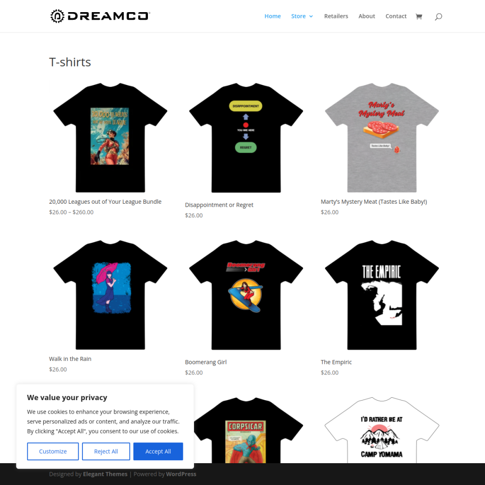 Dreamco — full page preview