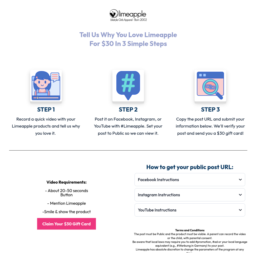 Limeapple LA — full page preview