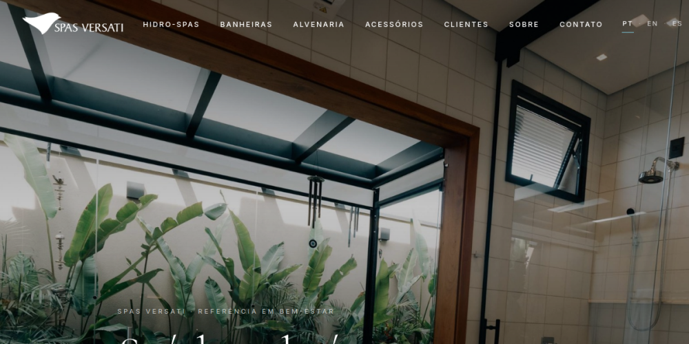 Preview do site Spas Versati