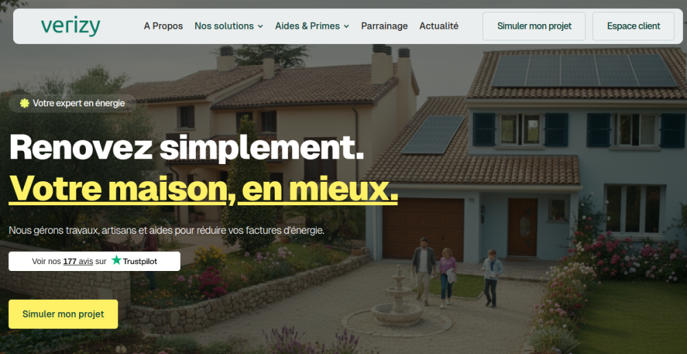 Aperçu du site Verizy
