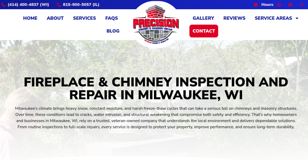Precision Chimney & Masonry Repair