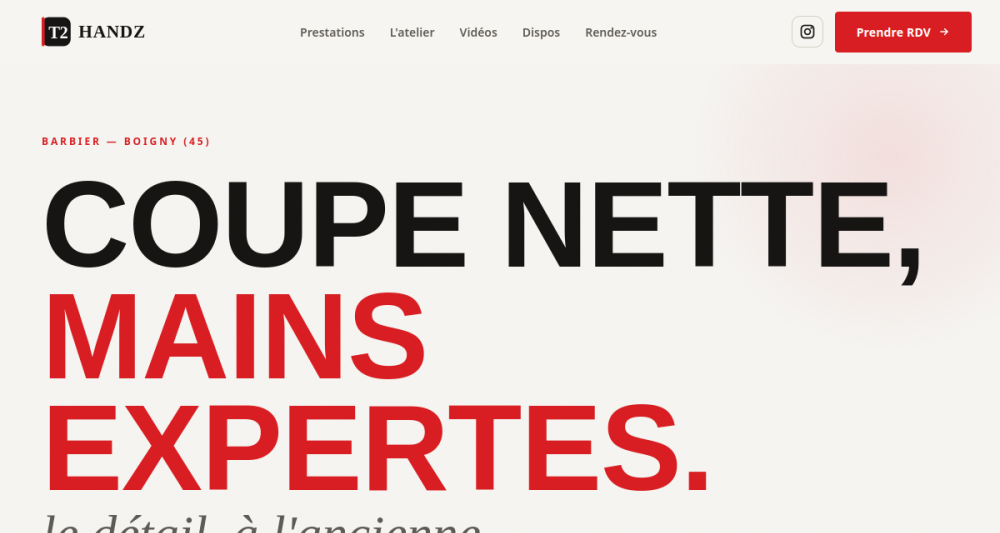Aperçu du site t2handz.com