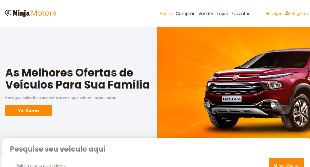 Captura real do site Classificados Jet