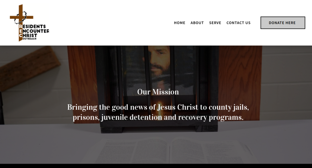REC Outreach nonprofit website