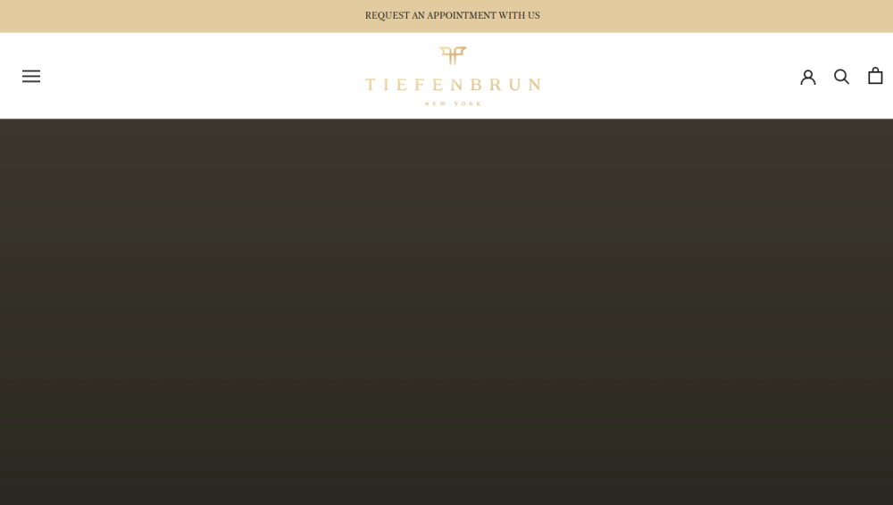 Website screenshot of Tiefenbrun