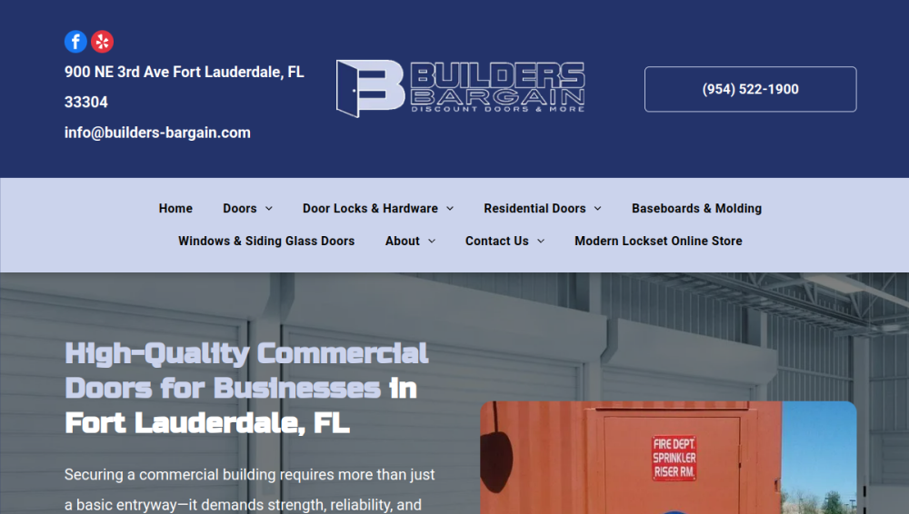 Builders Bargain website