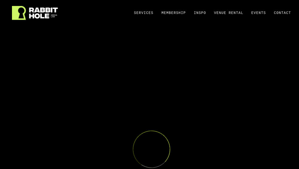 Website screenshot of Creative Video Production Services in Austin TX