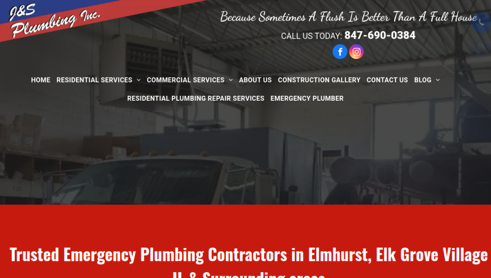 J & S Plumbing Inc website