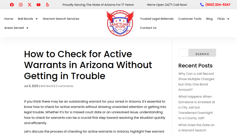 Sanctuary Bail Bonds Phoenix