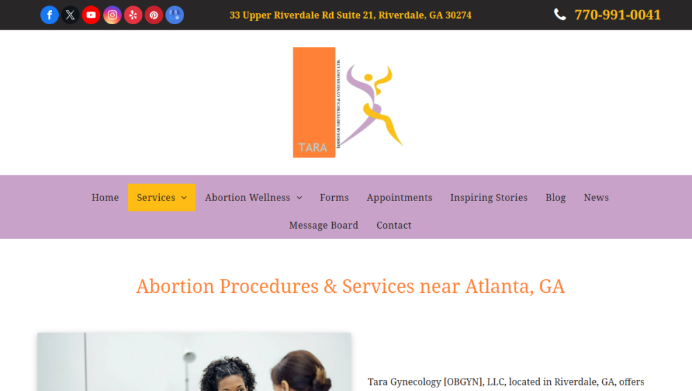 Tara Gynecology [OBGYN], LLC website