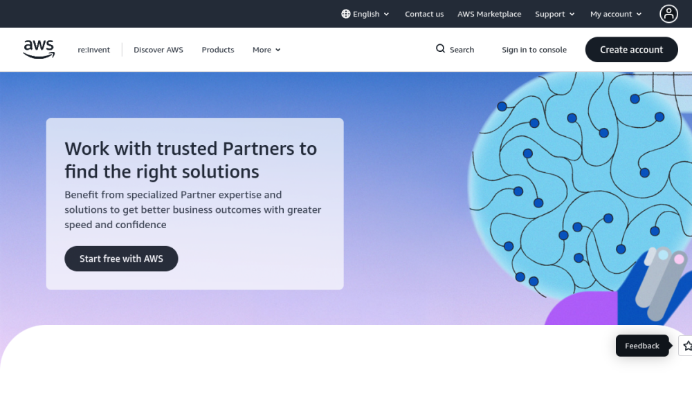 AWS 亚马逊云 网站快照