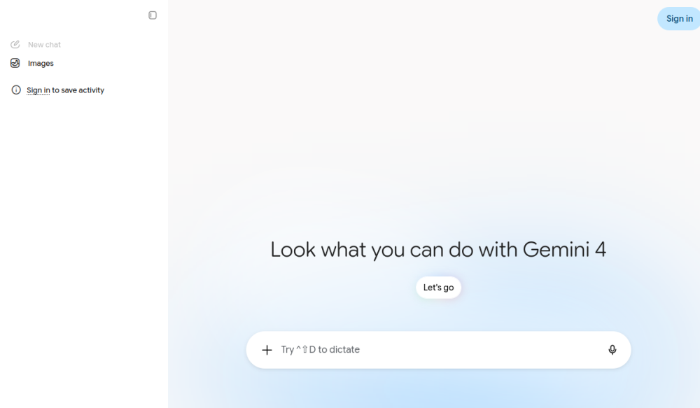 Google Gemini 网站快照