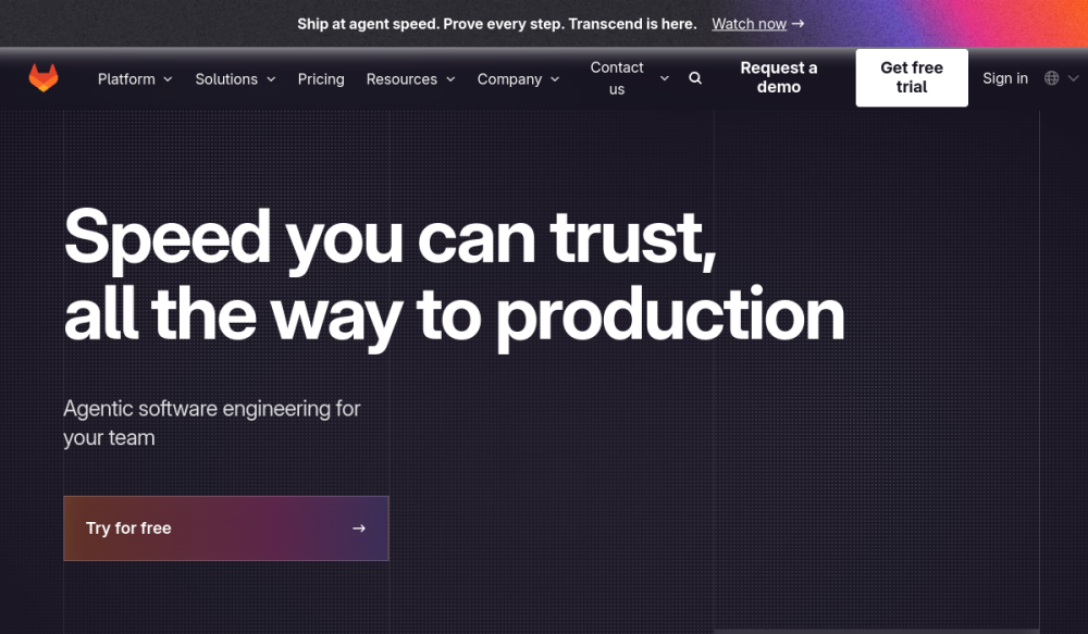 GitLab 网站快照