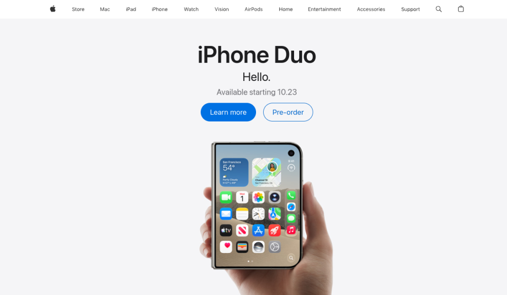 Apple 网站快照