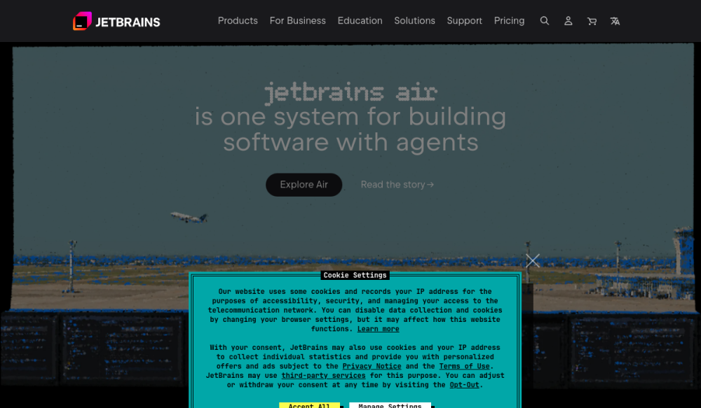 JetBrains 网站快照