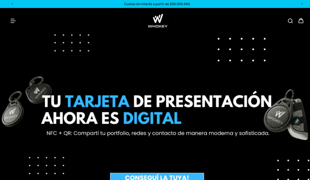 Vista previa de Whokey Store