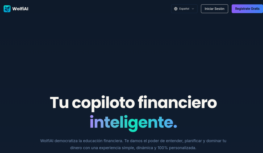 Vista previa de WolfiAI